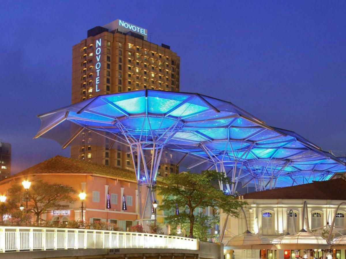 Novotel Clarke Quay Szingapúr Kültér fotó